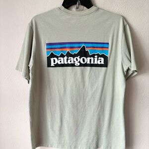 Patagonia Short Sleeve Logo Spellout Graphic T-Shirt